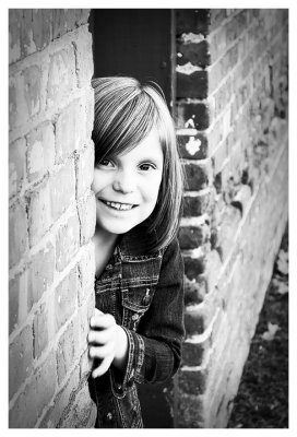 A black and white version
