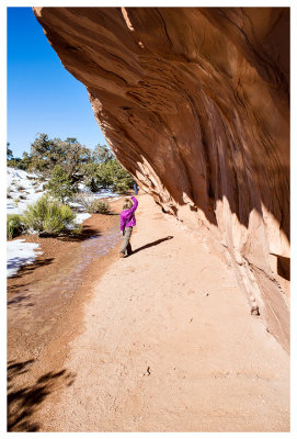 Norah near Navajo Arch