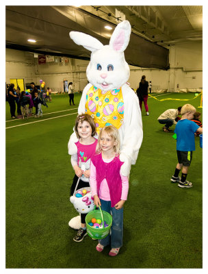 Photo op with the Easter Bunny