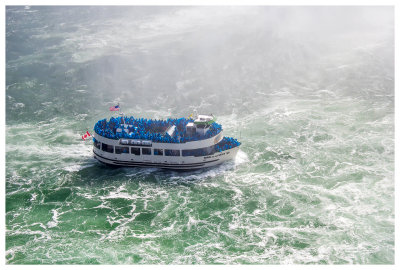 Closeup of the Maid of the Mist