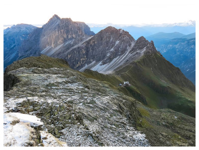 Innsbrucker Hut from Habicht