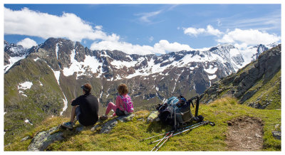 Steve and Norah at Aussere Wetter Spitze