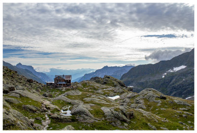 Looking back at Bremer Hut