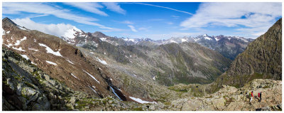 Panoramic view from the pass