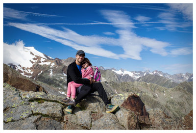 Steve and Norah at the pass