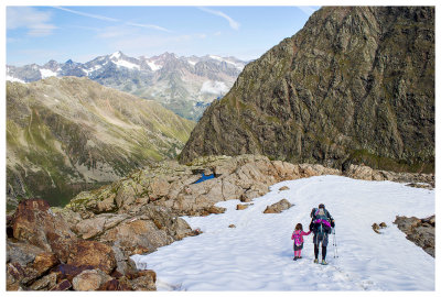 Steve and Norah start the descent