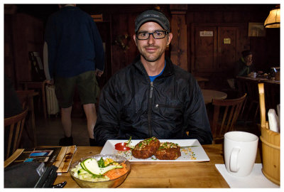 Steve and some cheese fritters