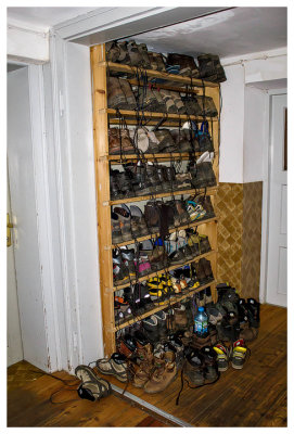 Can you spot our trail shoes among the boots?