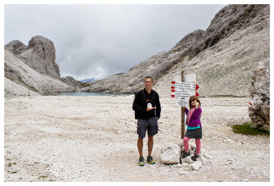 Rock hounding at Lago d'Antermoia