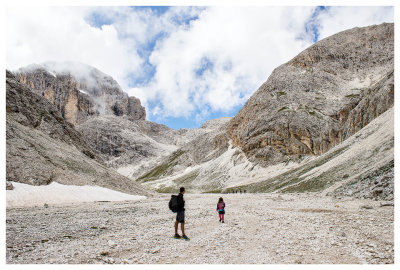 Steve and Norah in Antermoia Valley