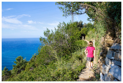 On the trail from Vernazza to Monterosso
