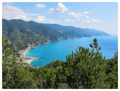 Monterosso from above