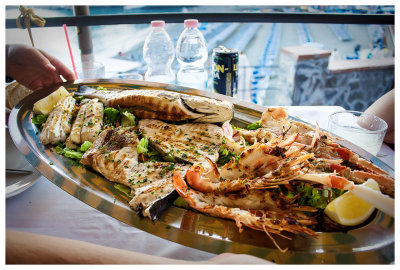 Il Casello grilled seafood platter