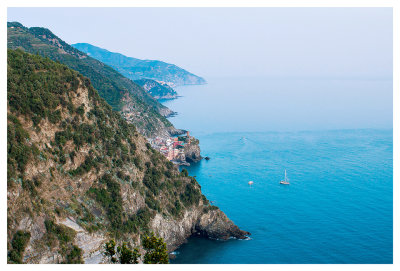 Hiking back to Vernazza from Monterosso