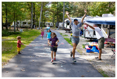 Campsite races