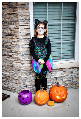 Norah ready for Halloween