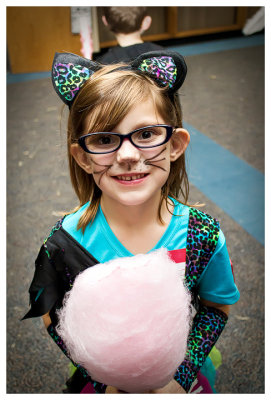 Cotton candy was a popular feature