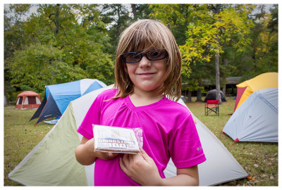 Didn't take her long to nab Steve's cookie