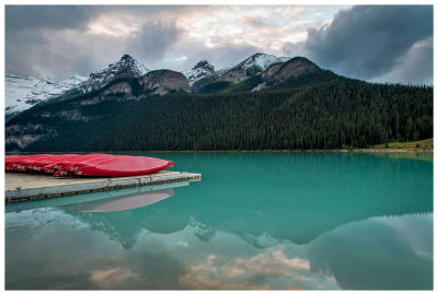 $65/hour canoes at Lake Louise