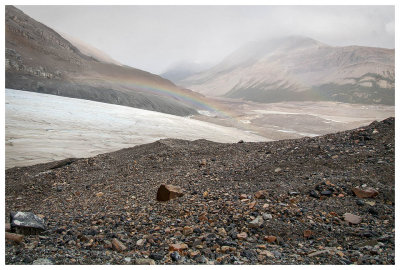 Rainbow on the glacier