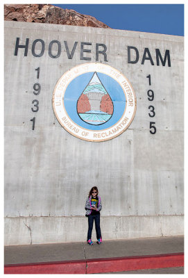 Norah at the Hoover Dam