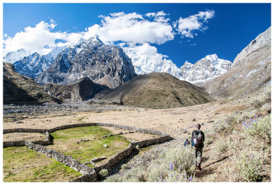 Approaching camp at Cutatambo