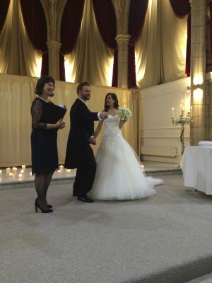 Registrar, Groom, Bride