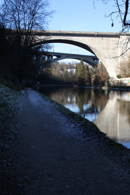 Lorrainebrcke, Eisenbahnbrcke