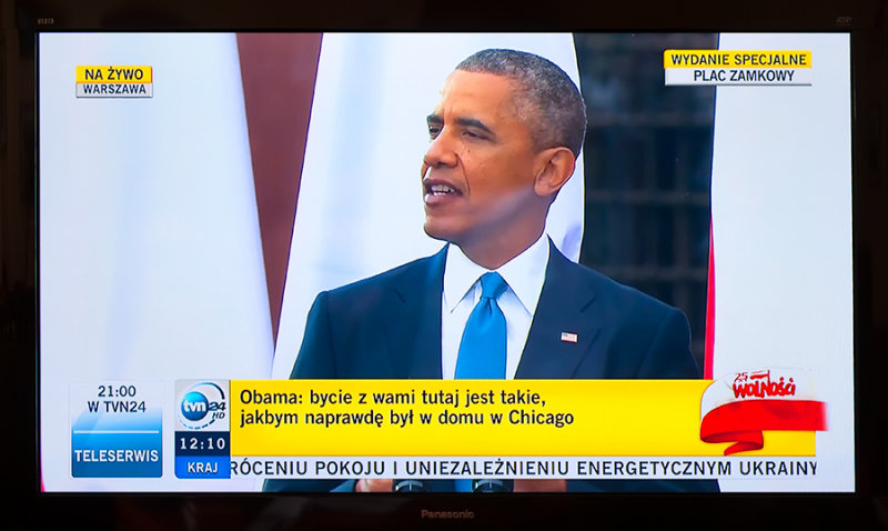 Obama In Warsaw