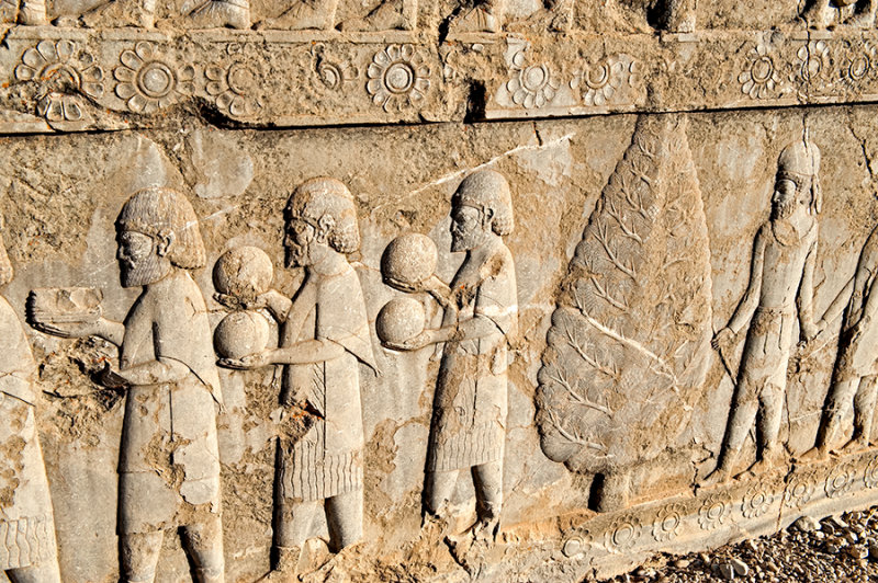 The Apadana Stone Relief - The Greeks