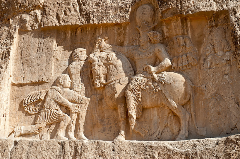 Naqsh-e Rostam - Shapur I And Three Roman Emperors