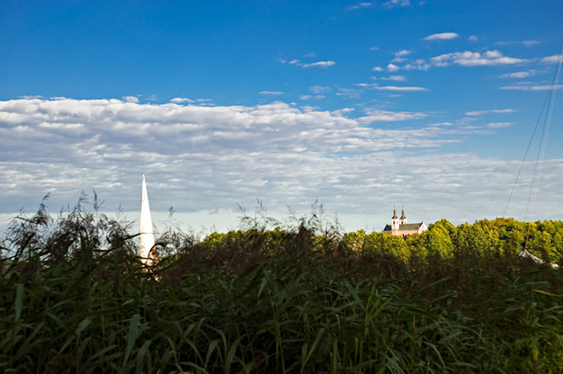 Monastery In Wigry In Distance