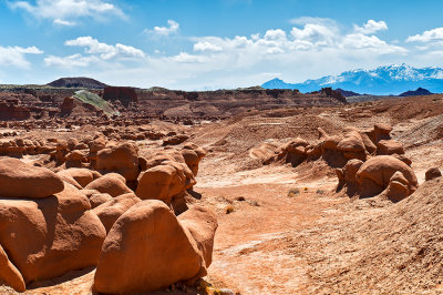 Goblin Valley And Henry Mountains