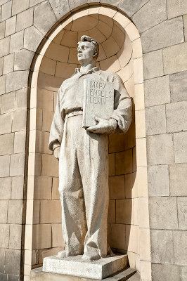 Statue With A Book
