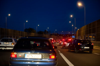 Stuck In Traffic Jam