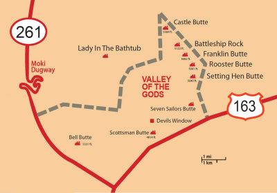 Valley Of The Gods Map