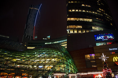 Golden Terraces Mall And The Sail Skyscraper Above