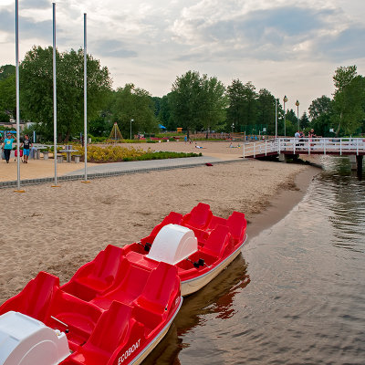 Beach At The River