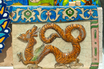 Dragon On Persian Tile