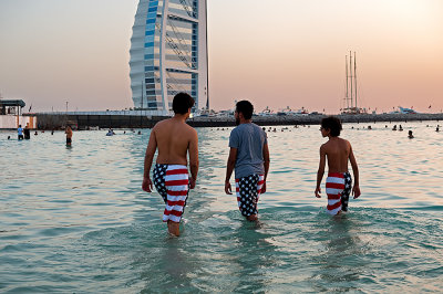 American Fashion At Jumeirah Beach