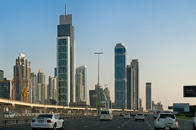 Driving In Downtown Dubai