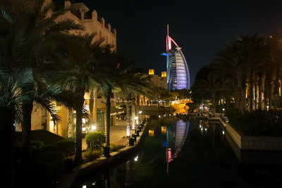 Burj Al Arab At Night