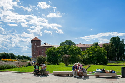 At The Wawel Castle Hill