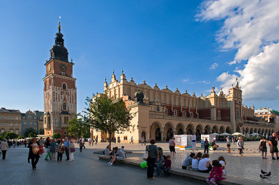 Town Hall And The Cloth Hall.