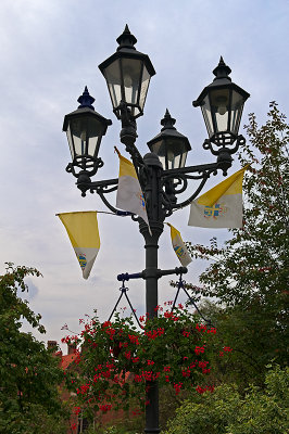 Lantern With Flags