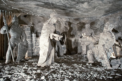 Sculptures In The Janowice Chamber