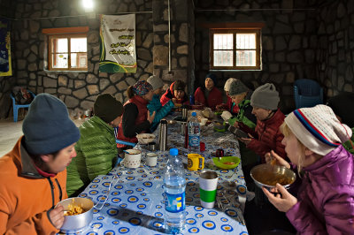 Dinner In Camp 3 New Hut