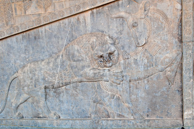 Apadana - The Lion-Bull Fight