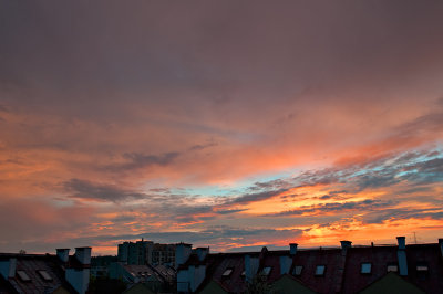 Journey Of The Sunset Clouds