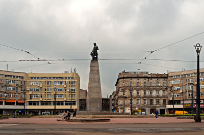 Plac Wolnosci And Monument To Tadeusz Kosciuszko